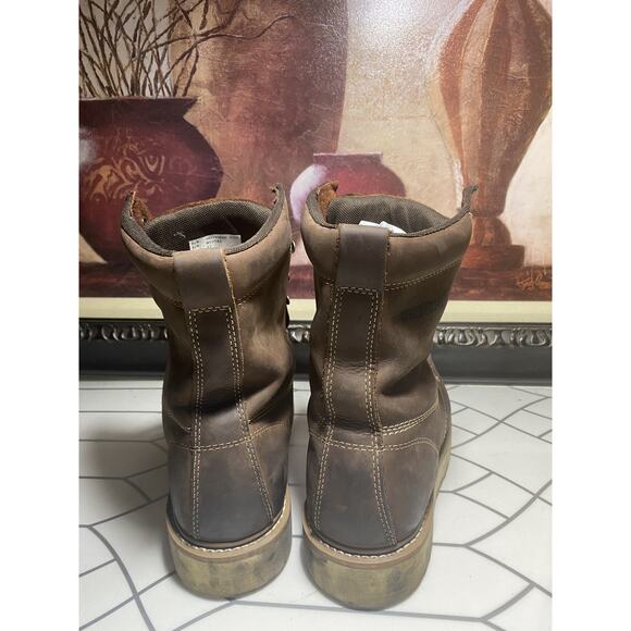 WOLVERINE Steel Toe Men\'s Brown Boots Size 12 main image 4